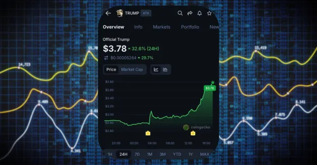 TRUMP kriptovaluta skočila 32% nakon najave ekskluzivnog ručka u Mar-a-Lago