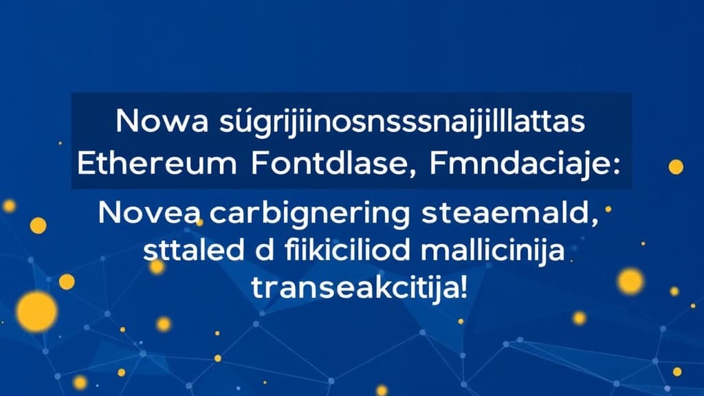 Nova sigurnosna inicijativa Ethereum Fondacije: Clear Signing standard štiti od malicioznih transakcija