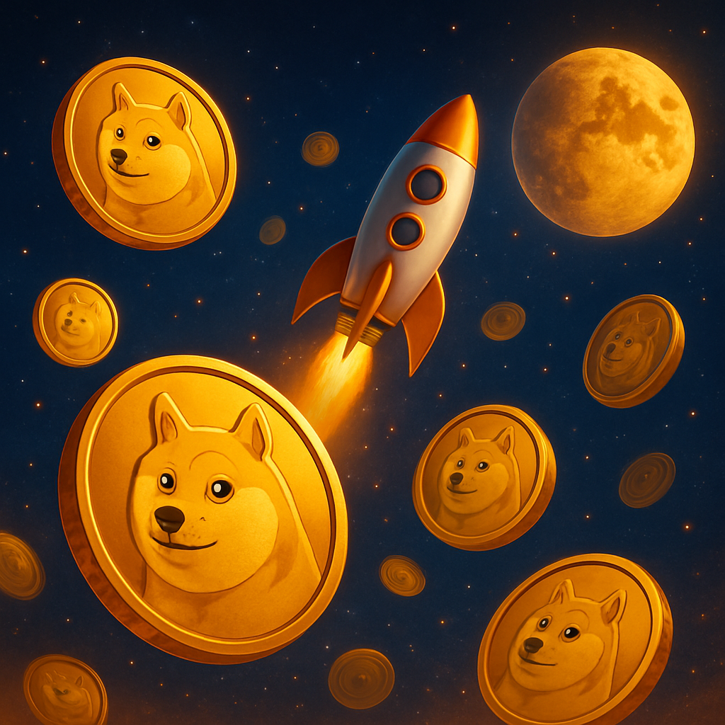 Dogecoin to the moon - DOGE kriptovaluta